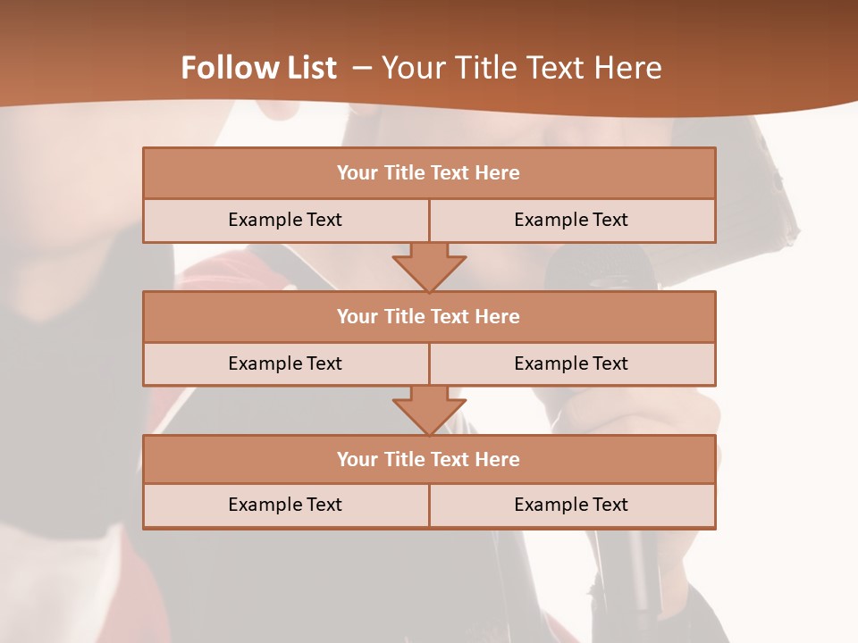 Photo Of Smiling Boy Singing A Rap Song PowerPoint Template
