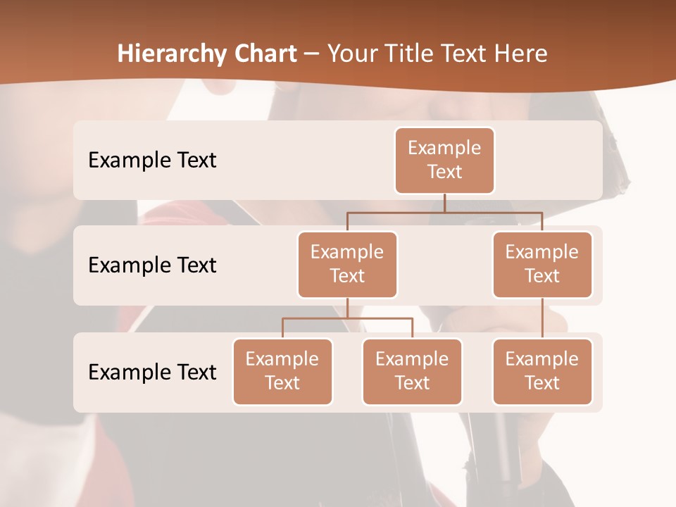 Photo Of Smiling Boy Singing A Rap Song PowerPoint Template