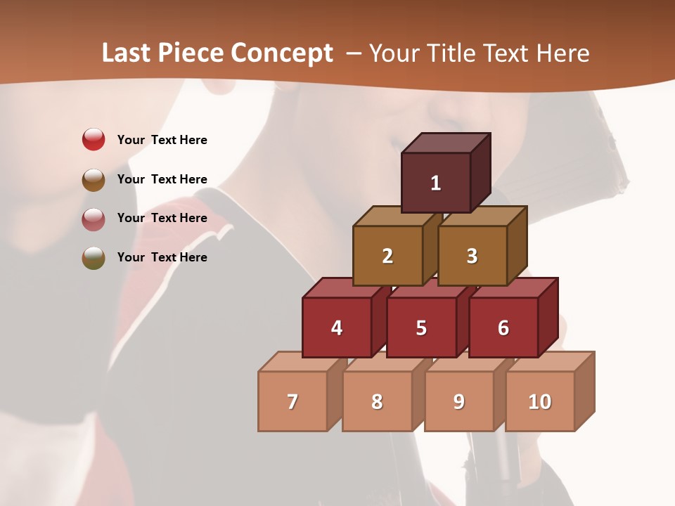 Photo Of Smiling Boy Singing A Rap Song PowerPoint Template