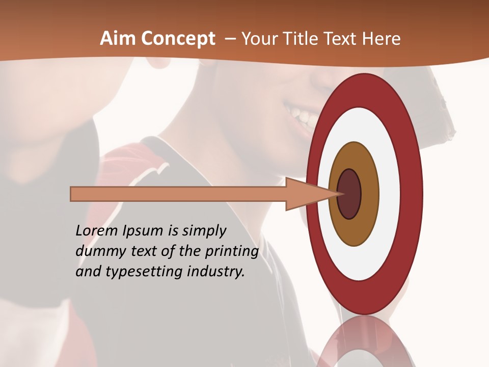 Photo Of Smiling Boy Singing A Rap Song PowerPoint Template