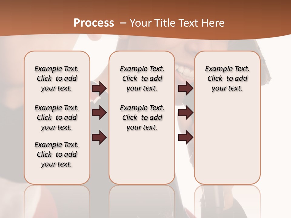 Photo Of Smiling Boy Singing A Rap Song PowerPoint Template