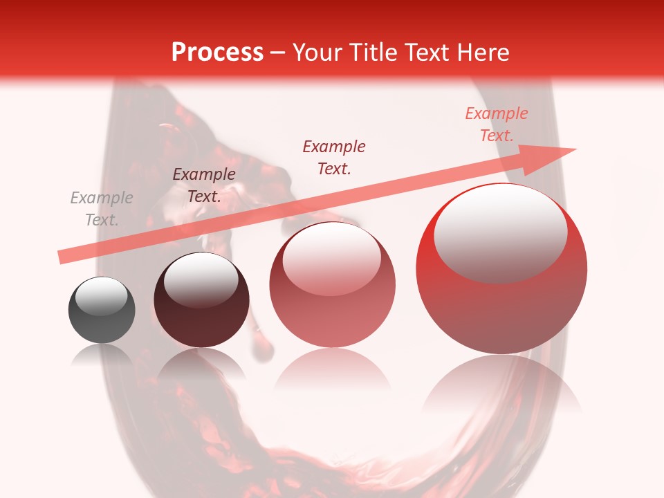 Red Wine Pouring Into Wine Glass PowerPoint Template