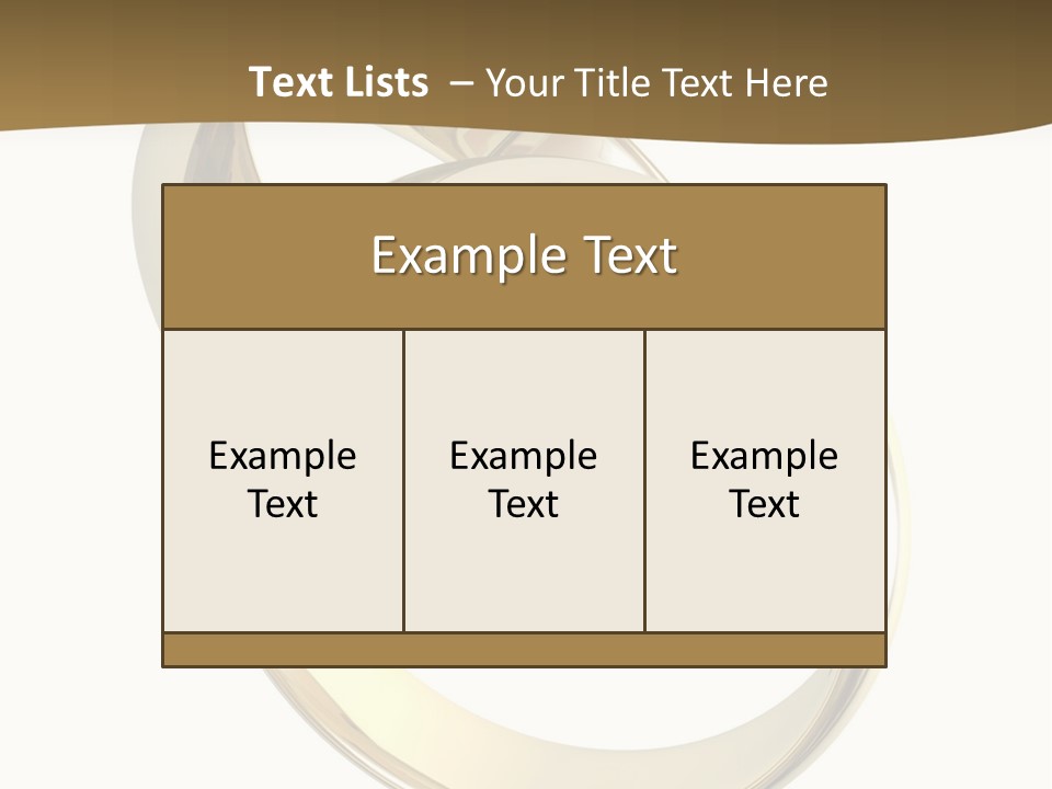 Two Wedding Ring On A Grey Background 3D PowerPoint Template