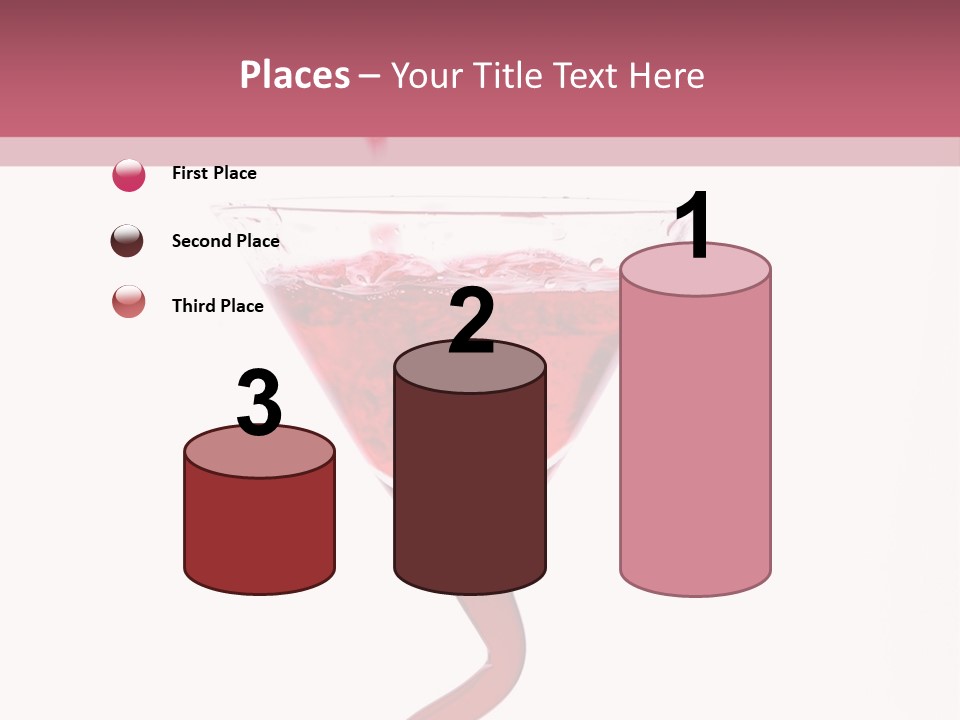 Liquid Pouring Into Glass PowerPoint Template