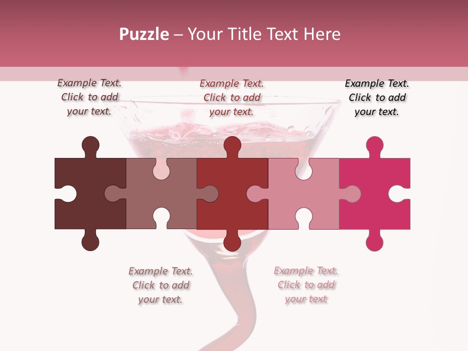 Liquid Pouring Into Glass PowerPoint Template