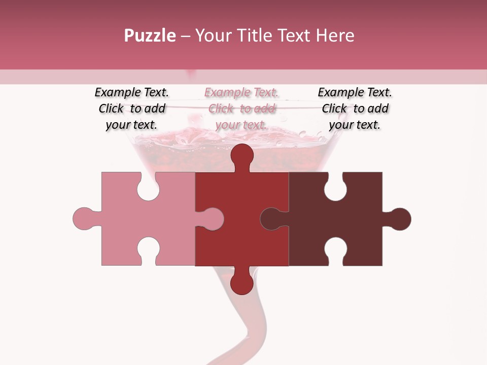 Liquid Pouring Into Glass PowerPoint Template