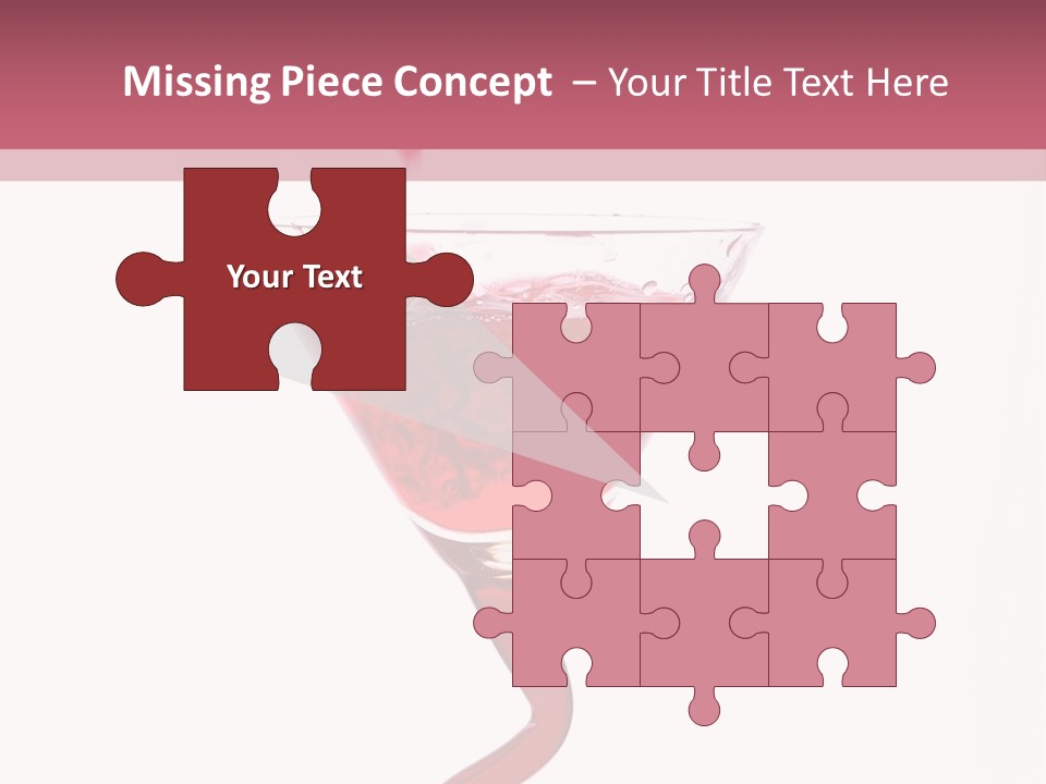 Liquid Pouring Into Glass PowerPoint Template