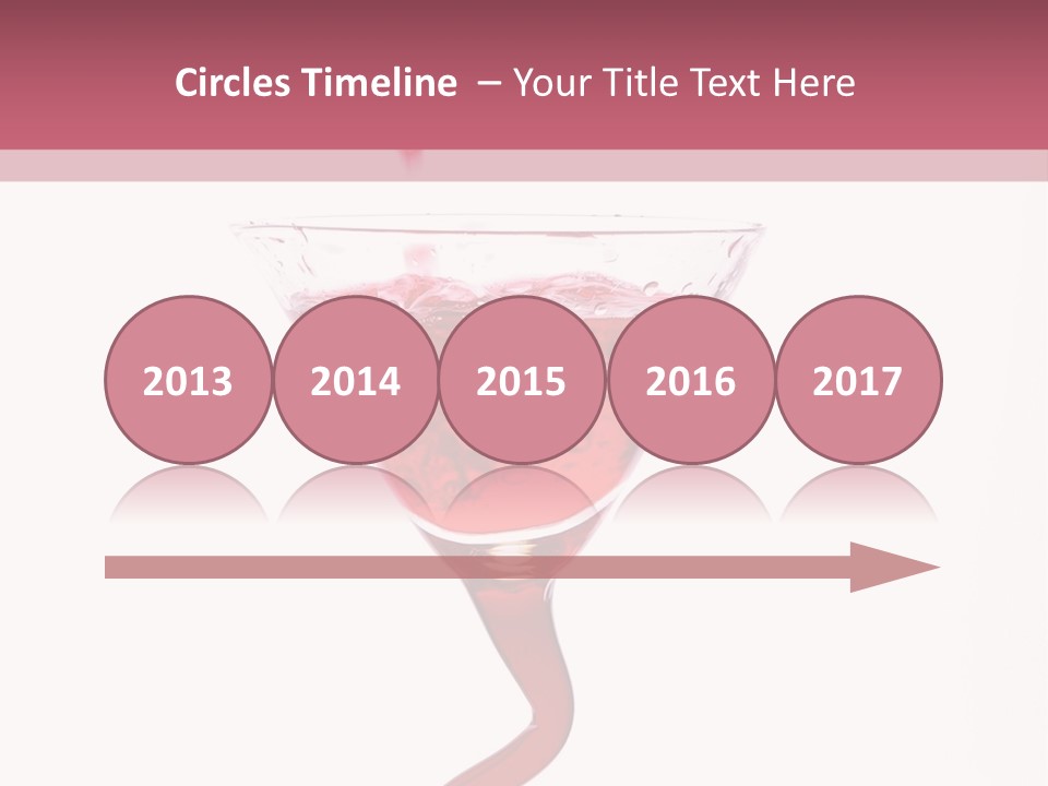 Liquid Pouring Into Glass PowerPoint Template