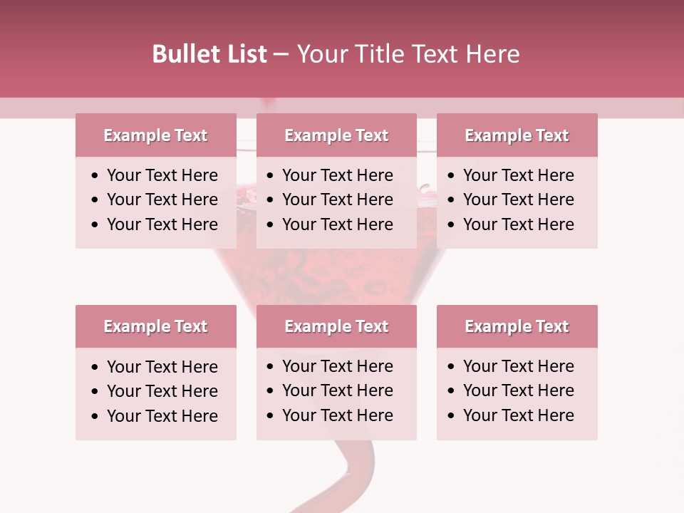 Liquid Pouring Into Glass PowerPoint Template
