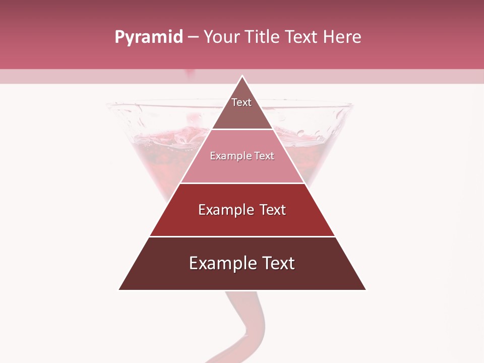 Liquid Pouring Into Glass PowerPoint Template