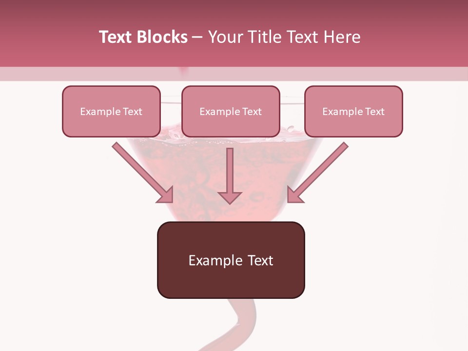 Liquid Pouring Into Glass PowerPoint Template