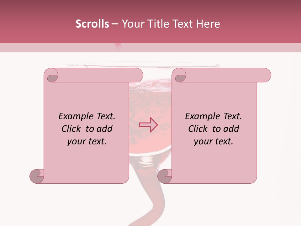 Liquid Pouring Into Glass PowerPoint Template