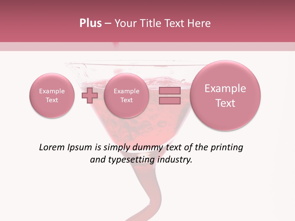 Liquid Pouring Into Glass PowerPoint Template