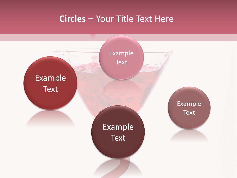 Liquid Pouring Into Glass PowerPoint Template
