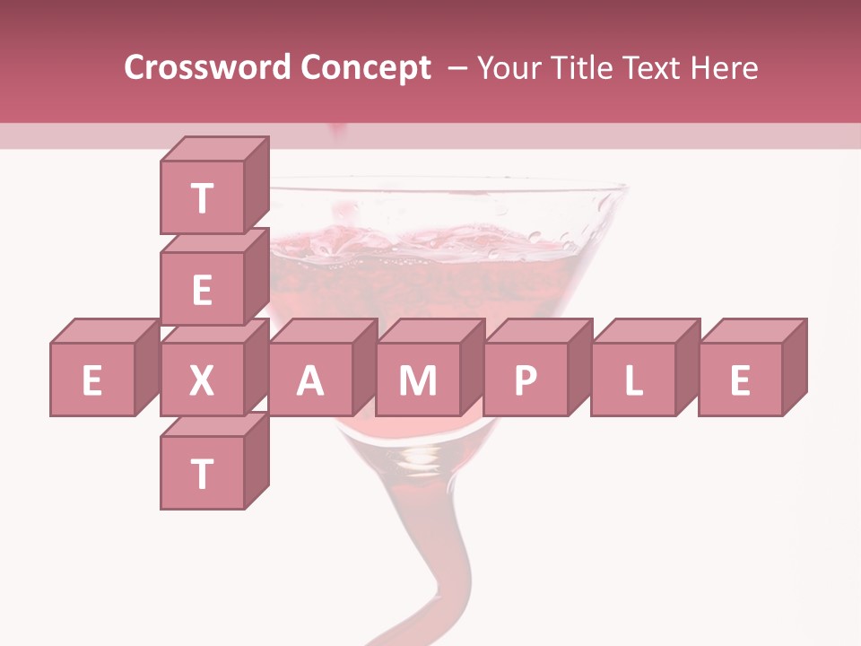 Liquid Pouring Into Glass PowerPoint Template