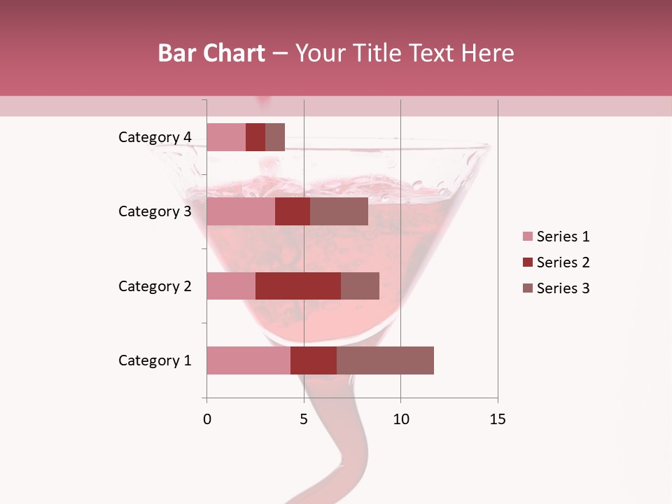 Liquid Pouring Into Glass PowerPoint Template