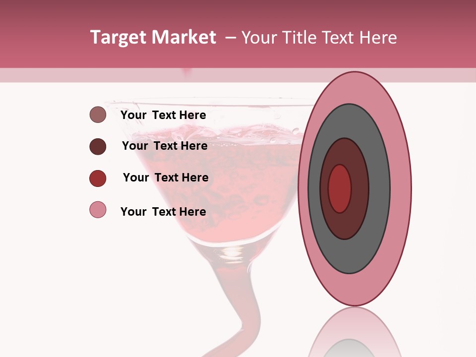 Liquid Pouring Into Glass PowerPoint Template