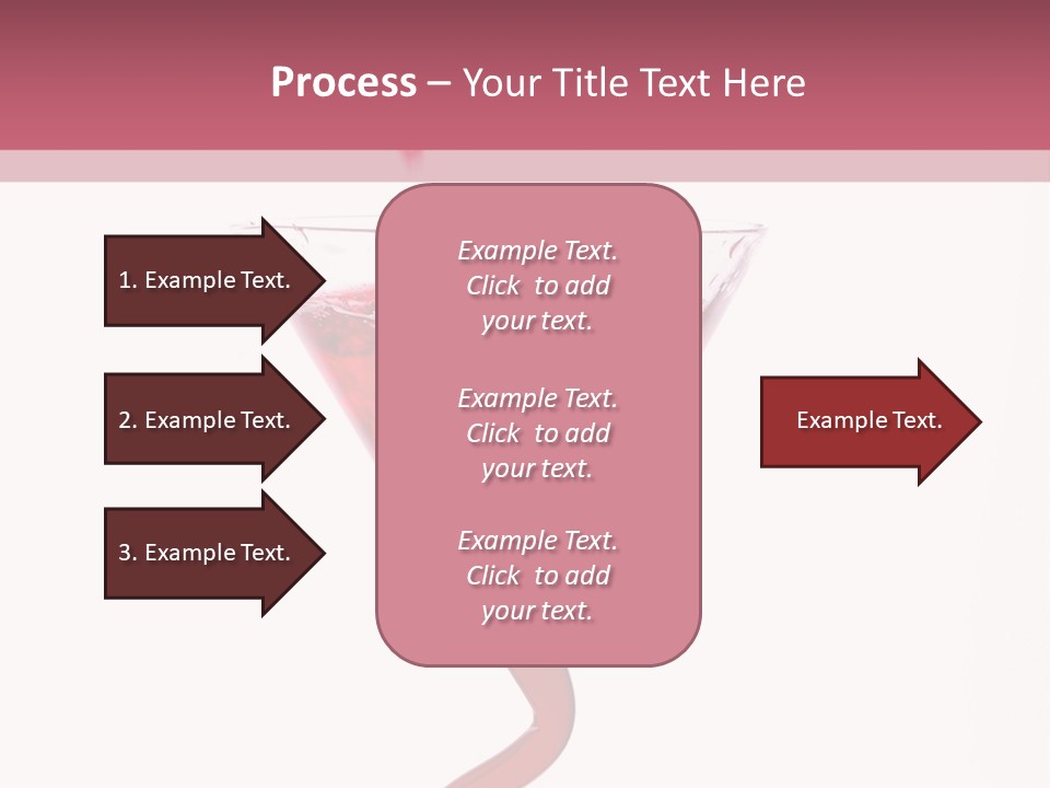 Liquid Pouring Into Glass PowerPoint Template