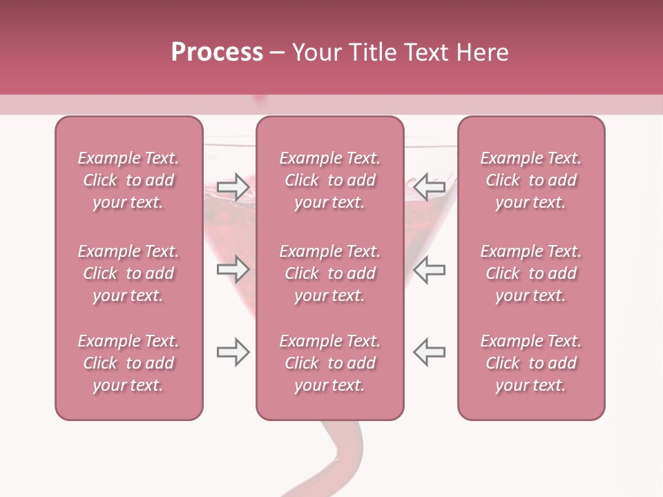 Liquid Pouring Into Glass PowerPoint Template