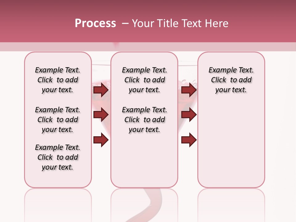 Liquid Pouring Into Glass PowerPoint Template