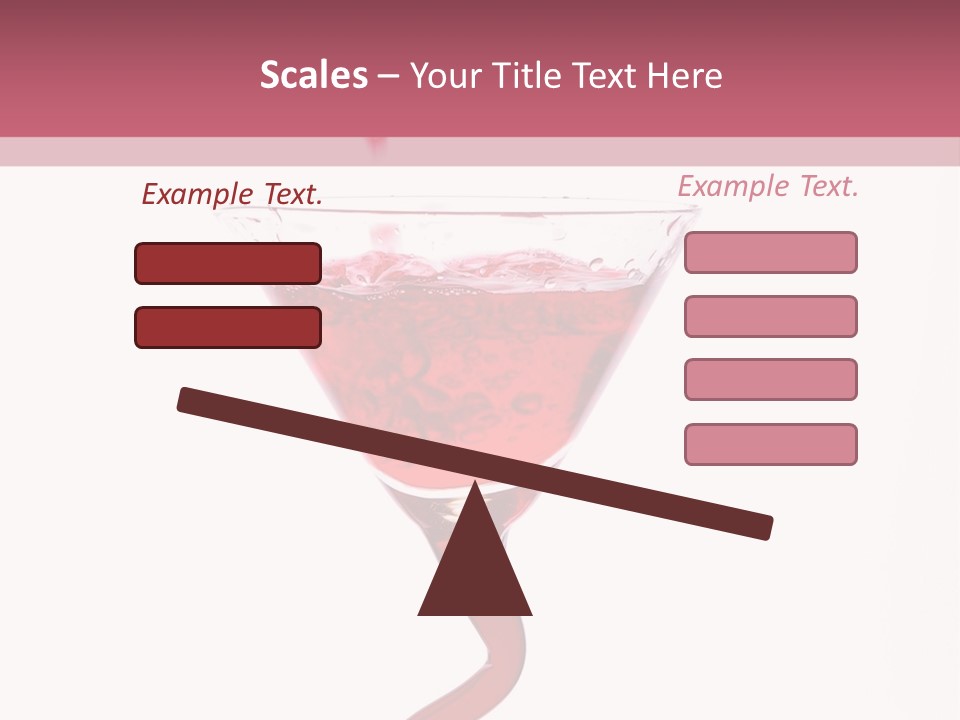 Liquid Pouring Into Glass PowerPoint Template
