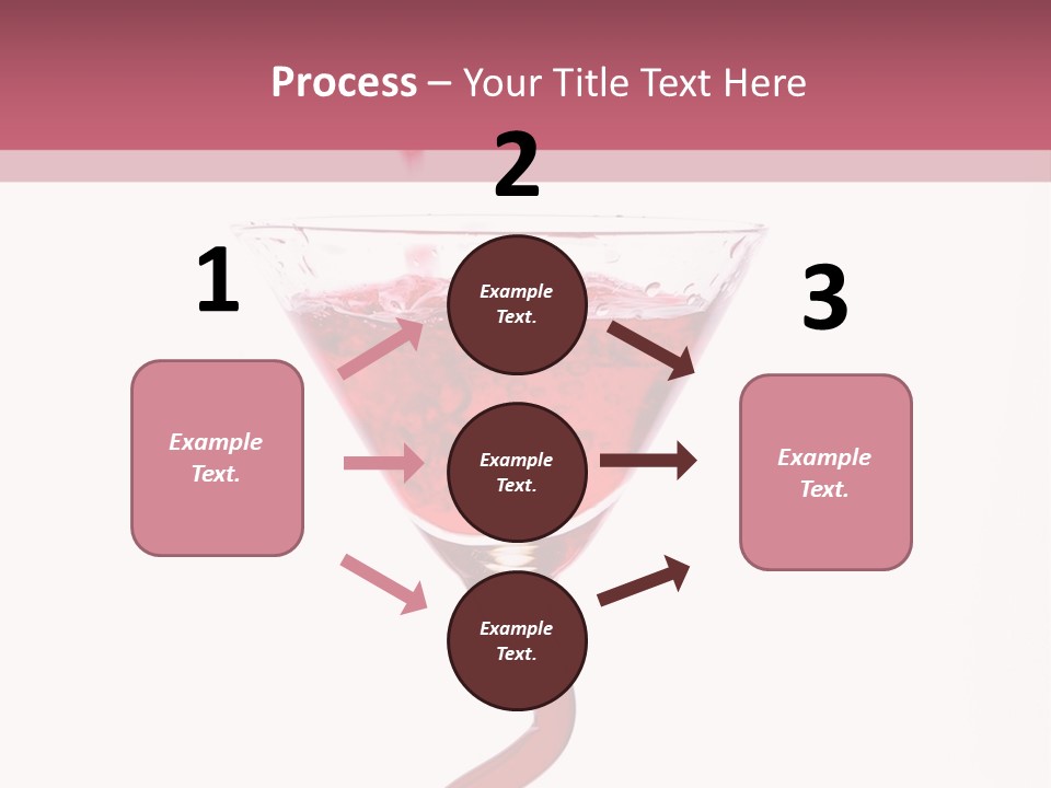 Liquid Pouring Into Glass PowerPoint Template
