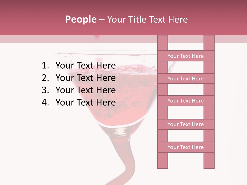 Liquid Pouring Into Glass PowerPoint Template