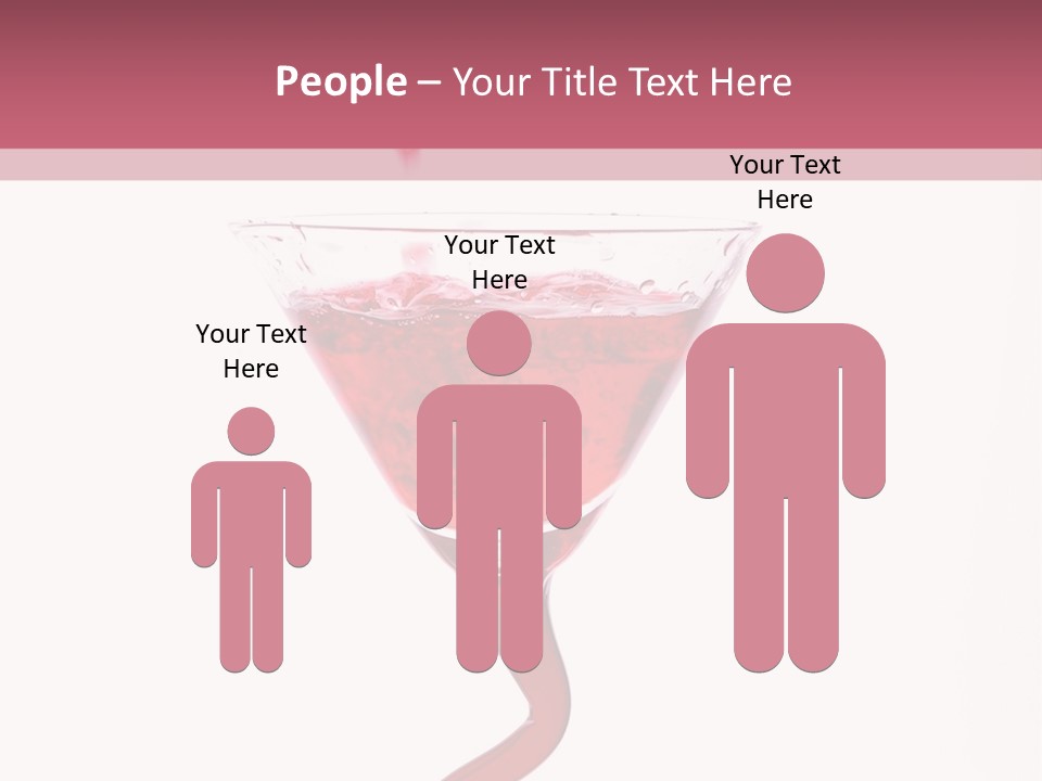 Liquid Pouring Into Glass PowerPoint Template