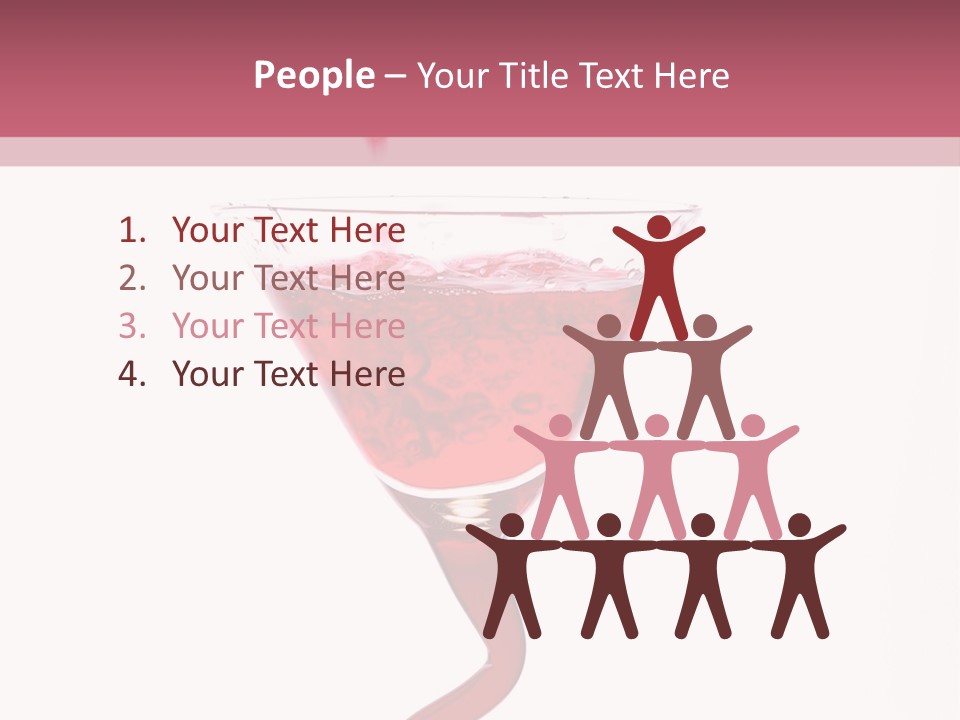 Liquid Pouring Into Glass PowerPoint Template