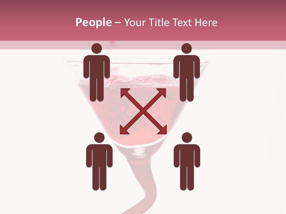 Liquid Pouring Into Glass PowerPoint Template