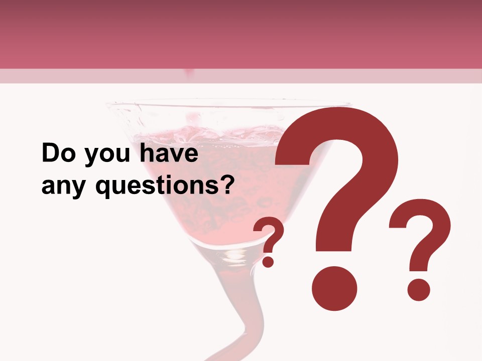 Liquid Pouring Into Glass PowerPoint Template