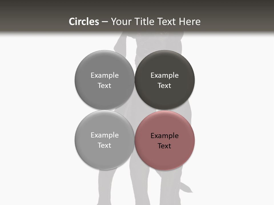 Great Dane In Front Of A White Background PowerPoint Template