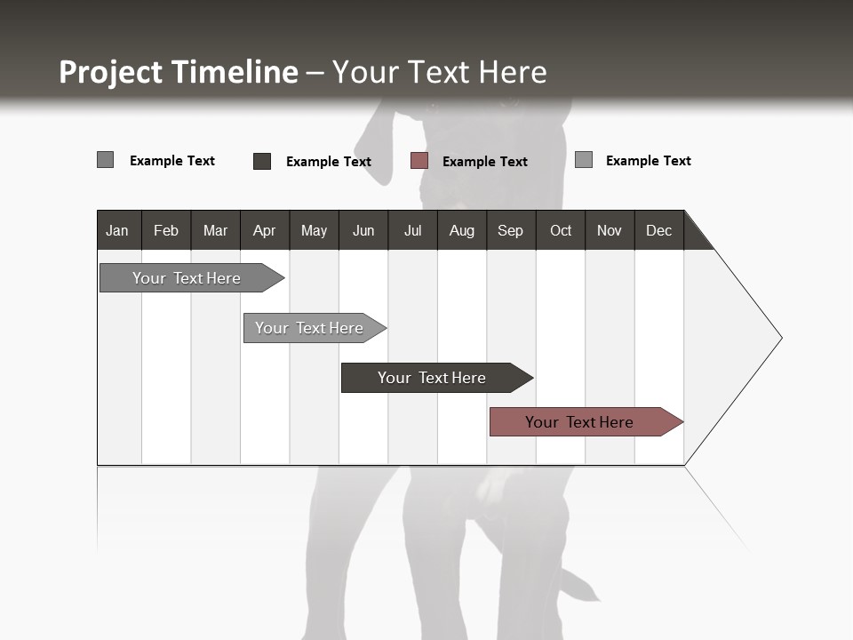 Great Dane In Front Of A White Background PowerPoint Template