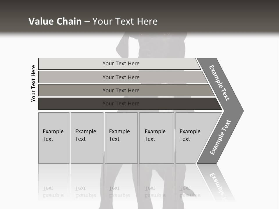 Great Dane In Front Of A White Background PowerPoint Template