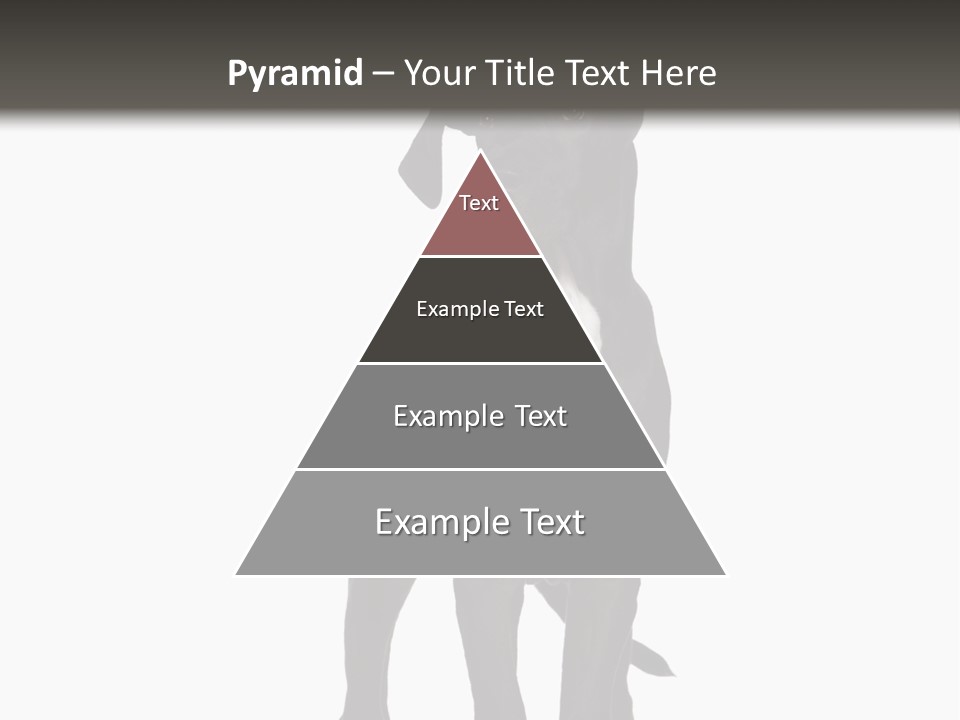 Great Dane In Front Of A White Background PowerPoint Template