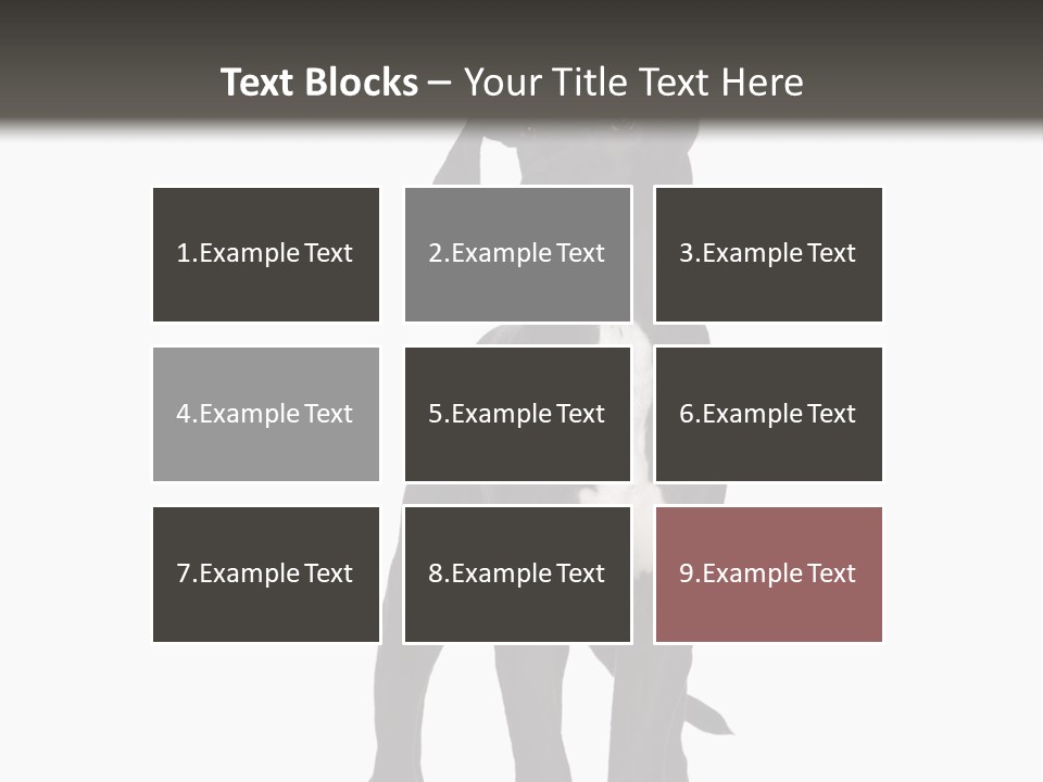 Great Dane In Front Of A White Background PowerPoint Template