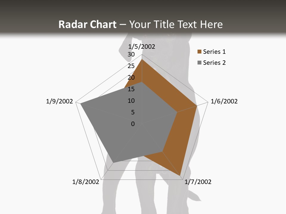 Great Dane In Front Of A White Background PowerPoint Template