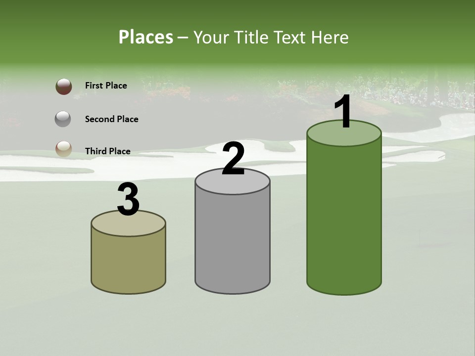 Masters. Fairway At Augusta PowerPoint Template