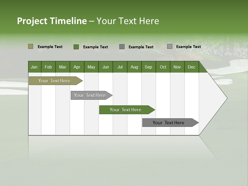 Masters. Fairway At Augusta PowerPoint Template