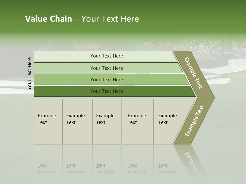 Masters. Fairway At Augusta PowerPoint Template