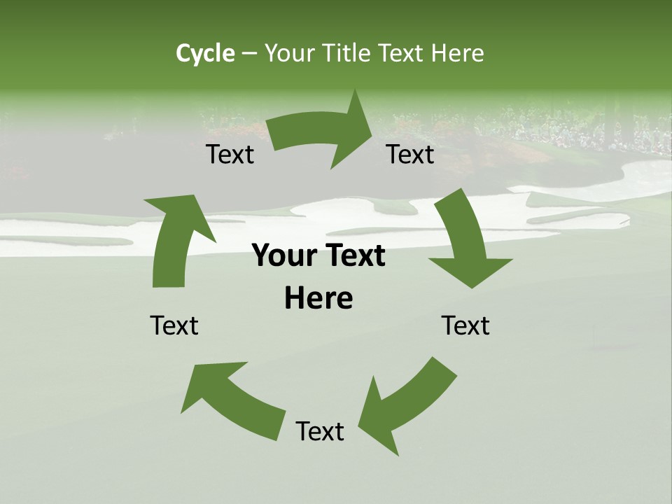 Masters. Fairway At Augusta PowerPoint Template