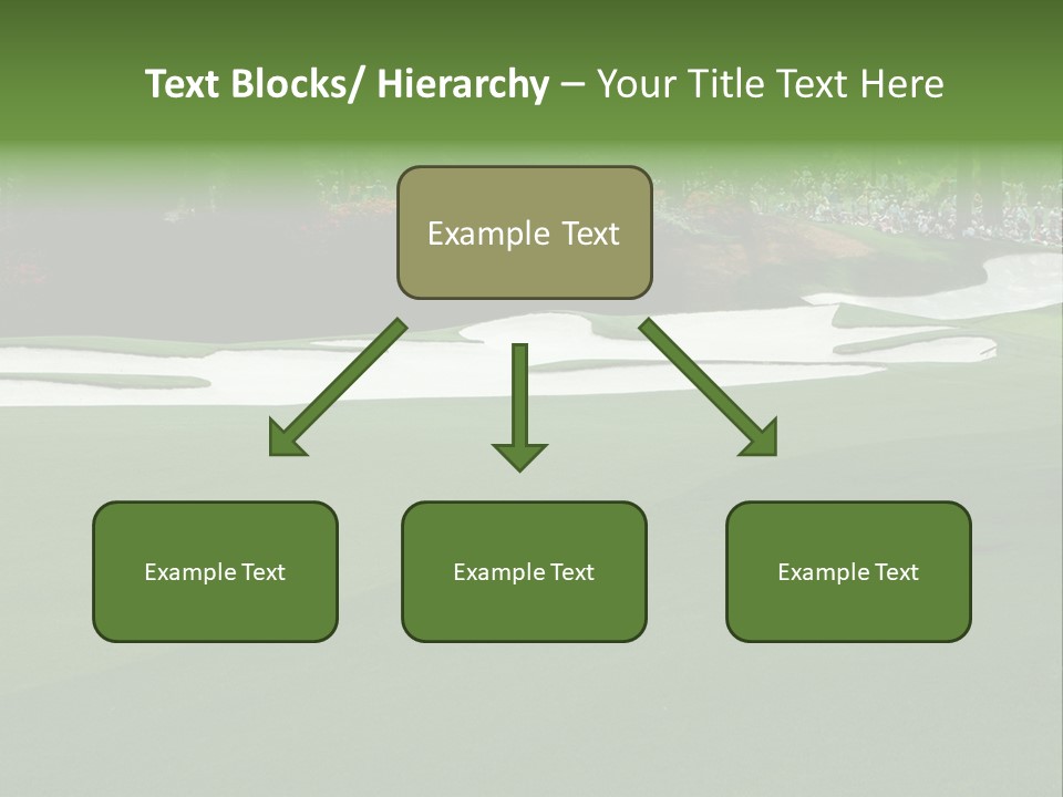 Masters. Fairway At Augusta PowerPoint Template