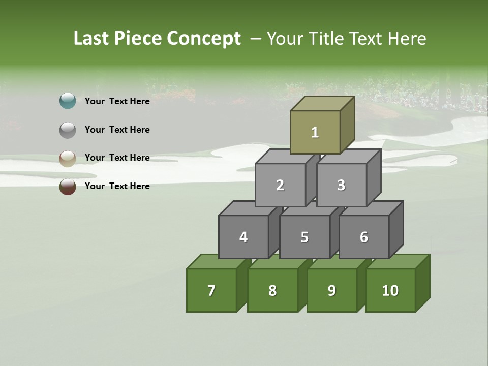 Masters. Fairway At Augusta PowerPoint Template
