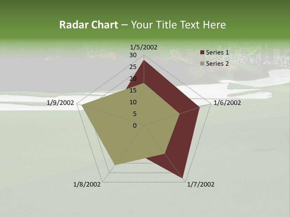 Masters. Fairway At Augusta PowerPoint Template