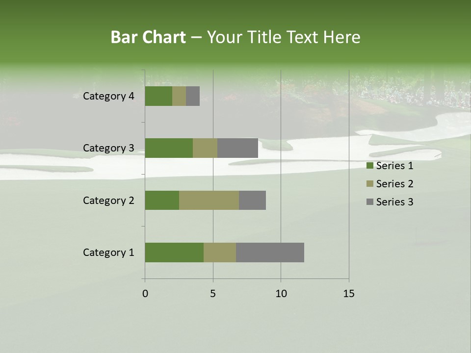 Masters. Fairway At Augusta PowerPoint Template