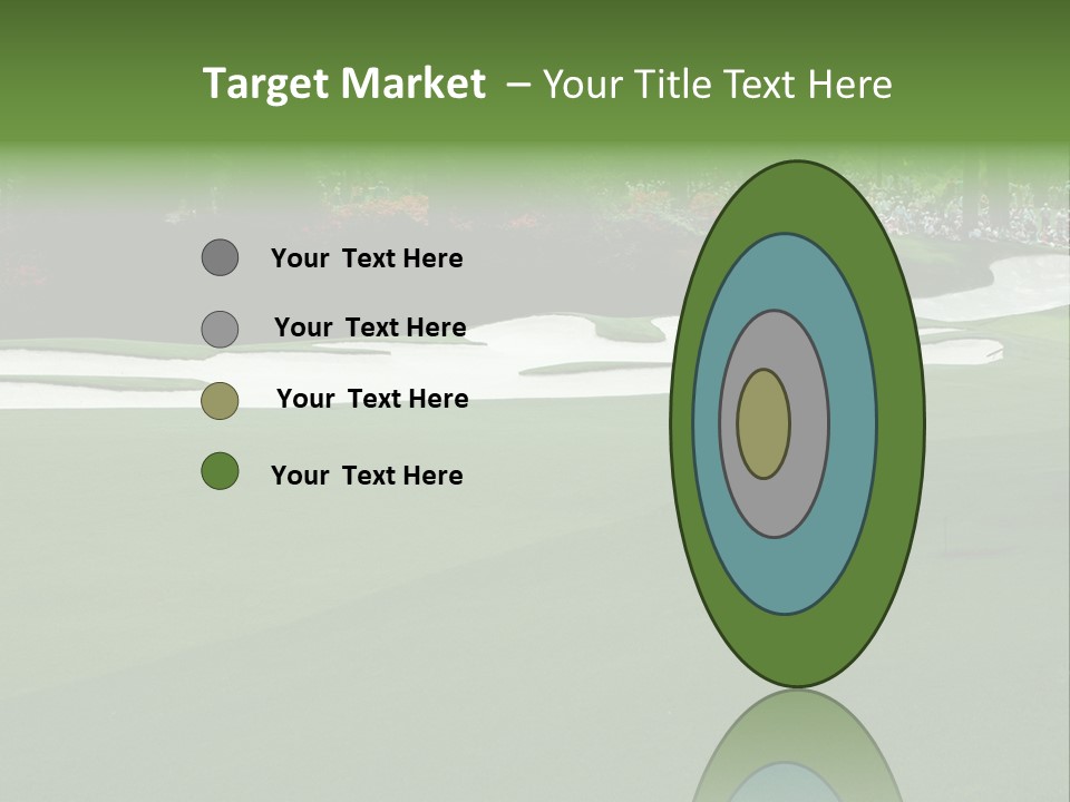 Masters. Fairway At Augusta PowerPoint Template