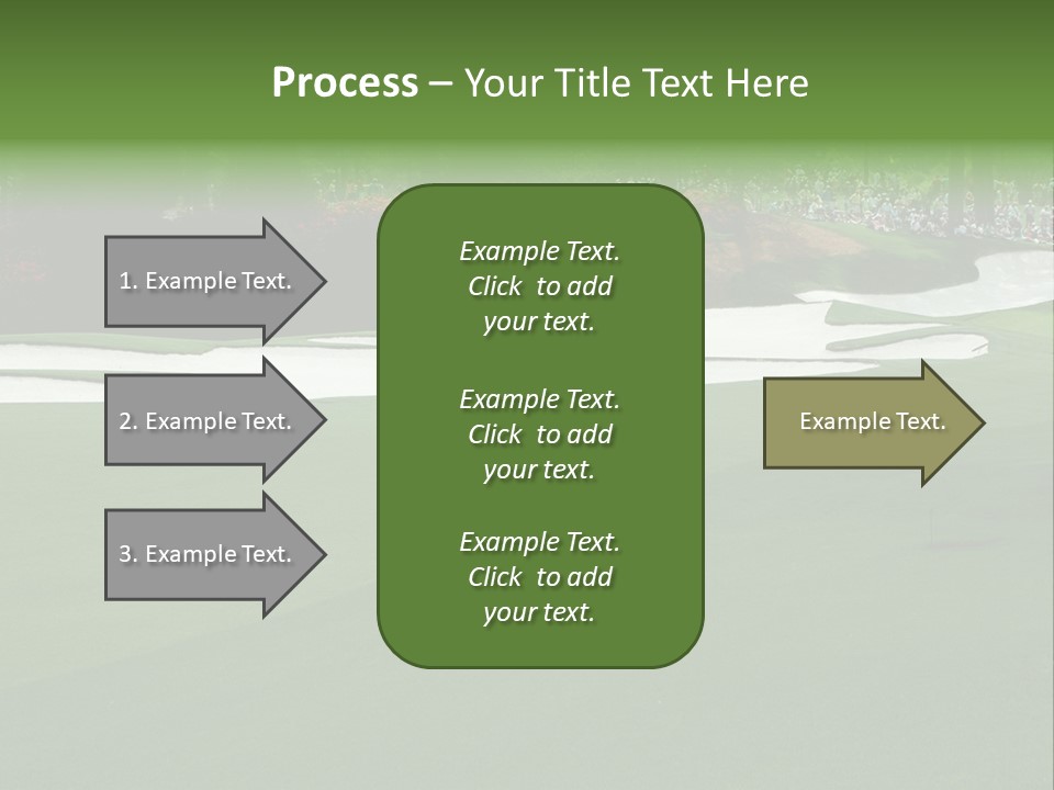 Masters. Fairway At Augusta PowerPoint Template