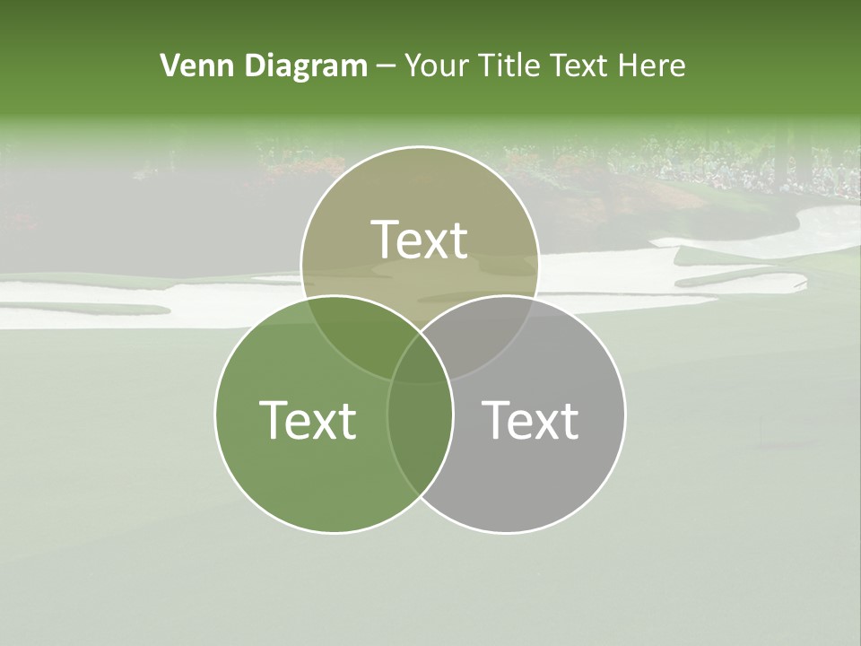 Masters. Fairway At Augusta PowerPoint Template