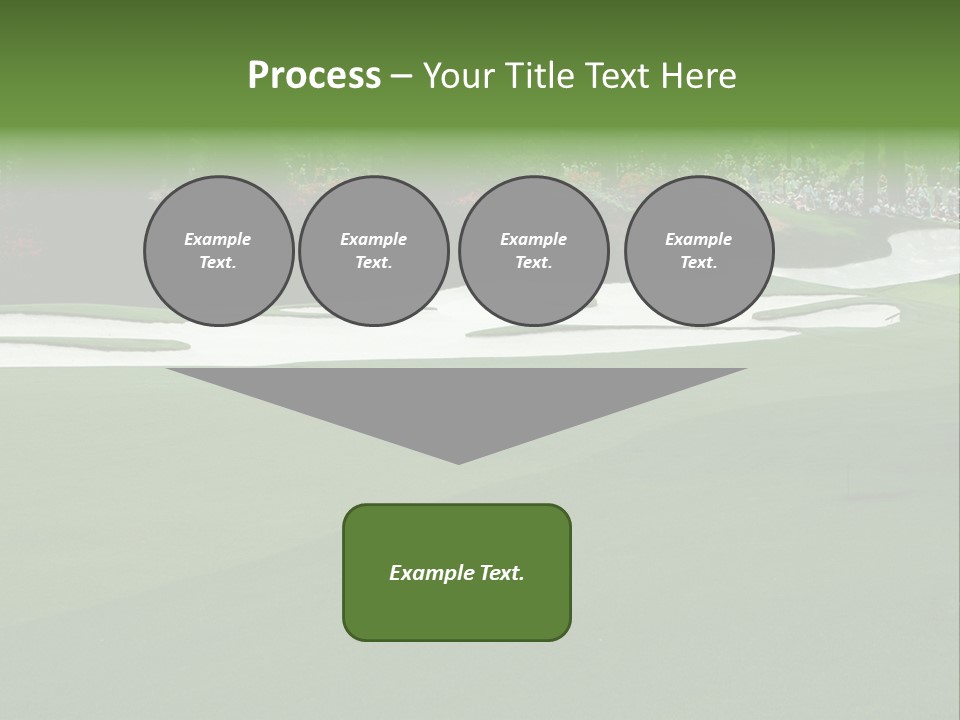Masters. Fairway At Augusta PowerPoint Template