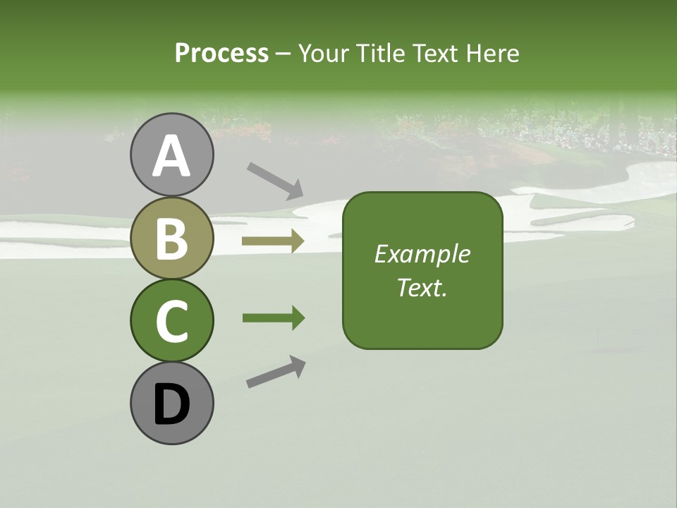 Masters. Fairway At Augusta PowerPoint Template